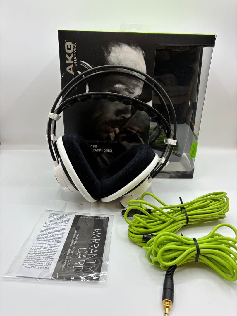 AKG Q701 Quincy Jones Signature Made in Austlia Class Open Back Headphones Green