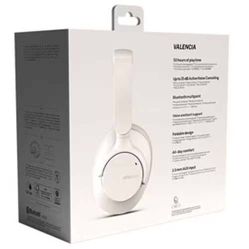 URBANISTA VALENCIA Wireless Headphones Bluetooth Cloud White 1040242