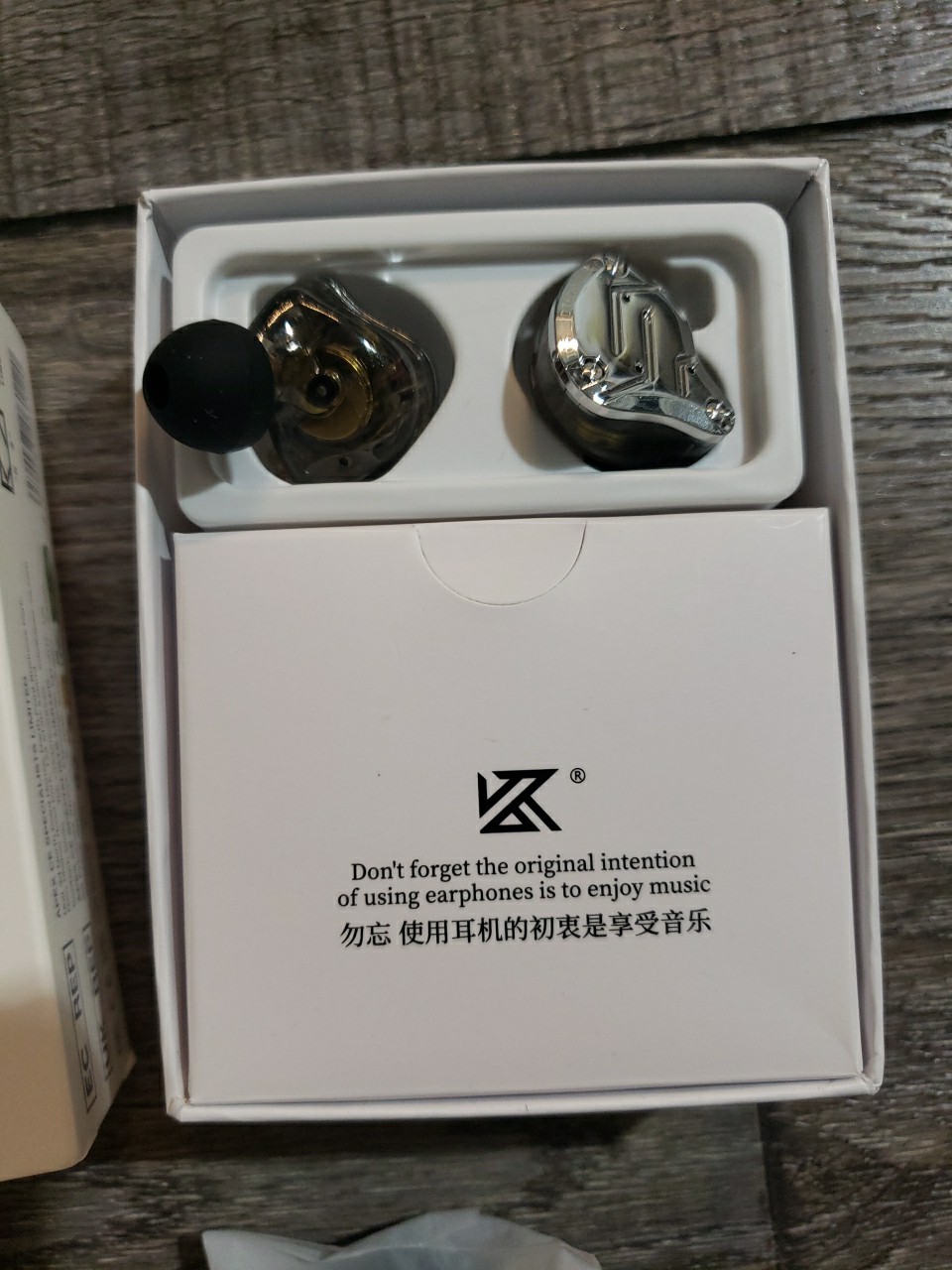 KZ ZS10 Pro 4BA+1DD in-Ear HiFi Earphones Earbuds No Mic 3.5mm Jack, Blue/Silver