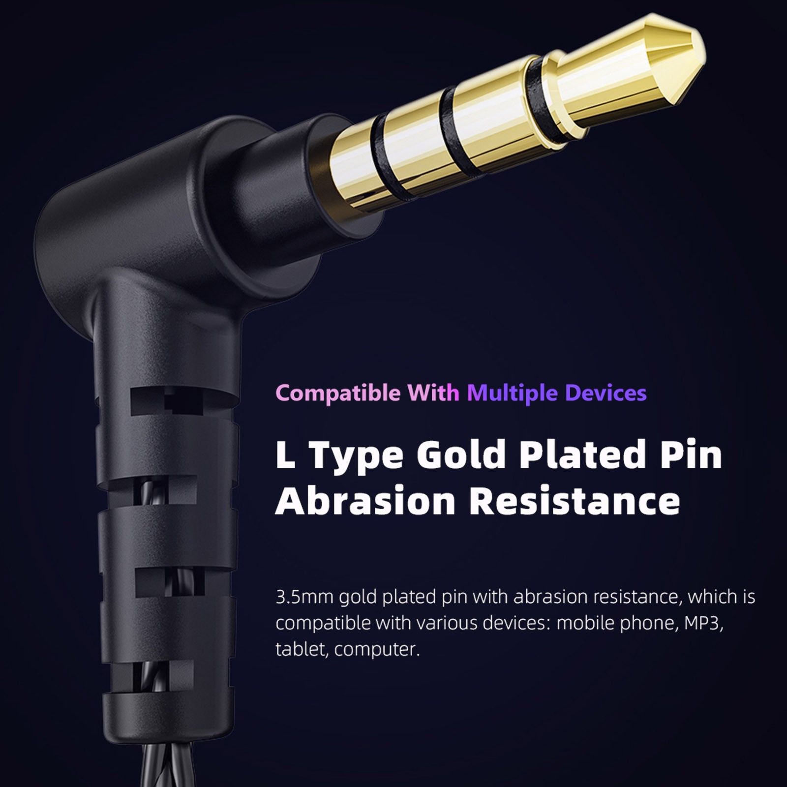 QKZ AK6 Pro 3.5mm Wired Headphones Dynamic Music Earphone Detachable Headph EZBA