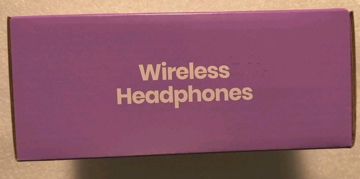 GEMS Wireless Headphones Folding Compact Design, 6hr Battery, Purple, Micro USB