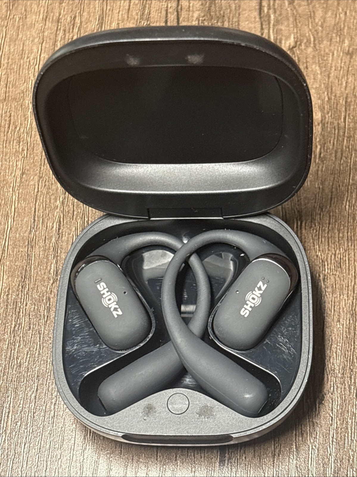 Shokz – OpenFit 2+ Open-Ear True Wireless Bluetooth Earbuds – Black T921