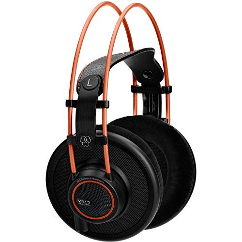 AKG K712 PRO-Y3 Model Proffesional Headphones Over Ear Type Wired Black Orange