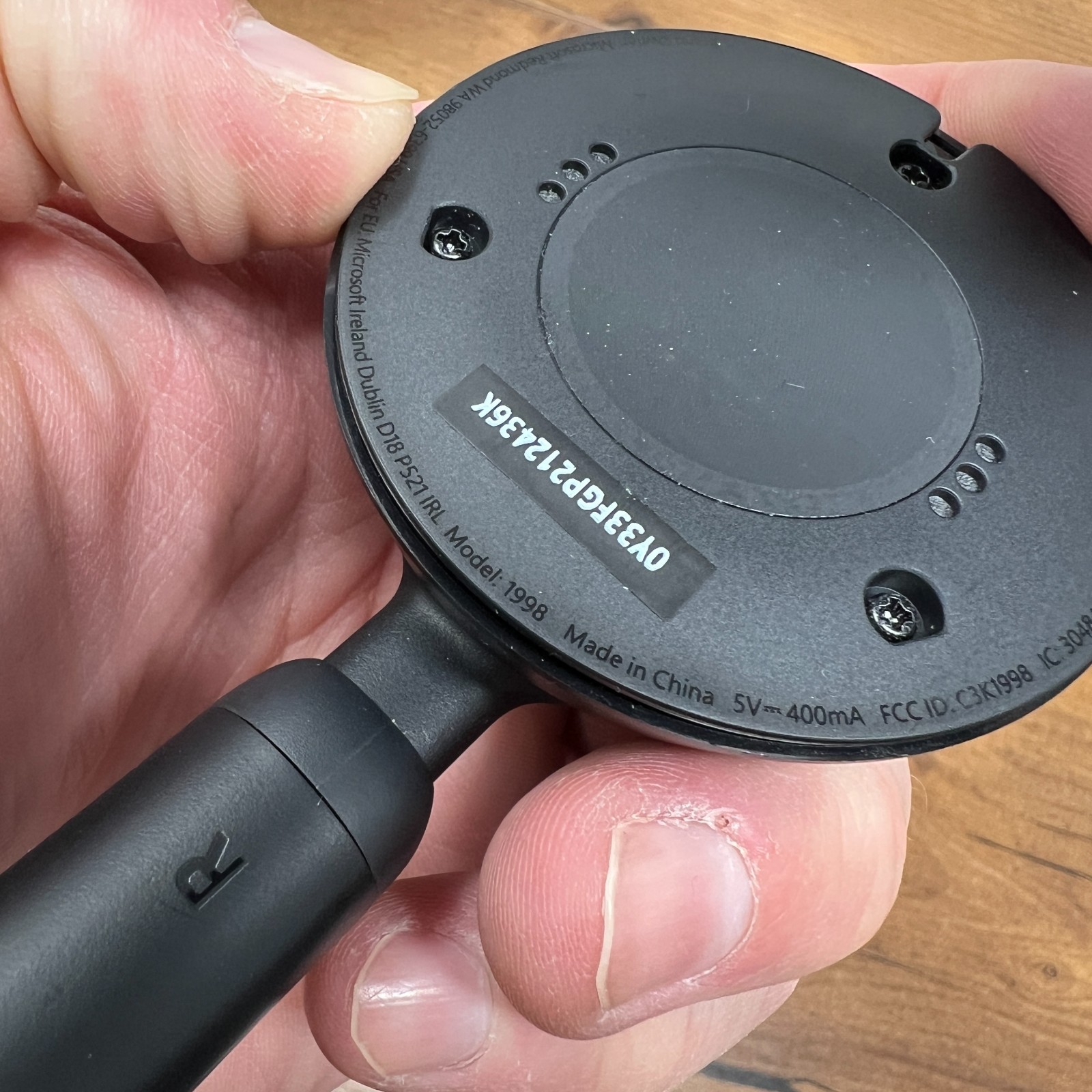 Microsoft 8JR-00001 Black Modern Wireless Headset Bluetooth Used – No Dongle