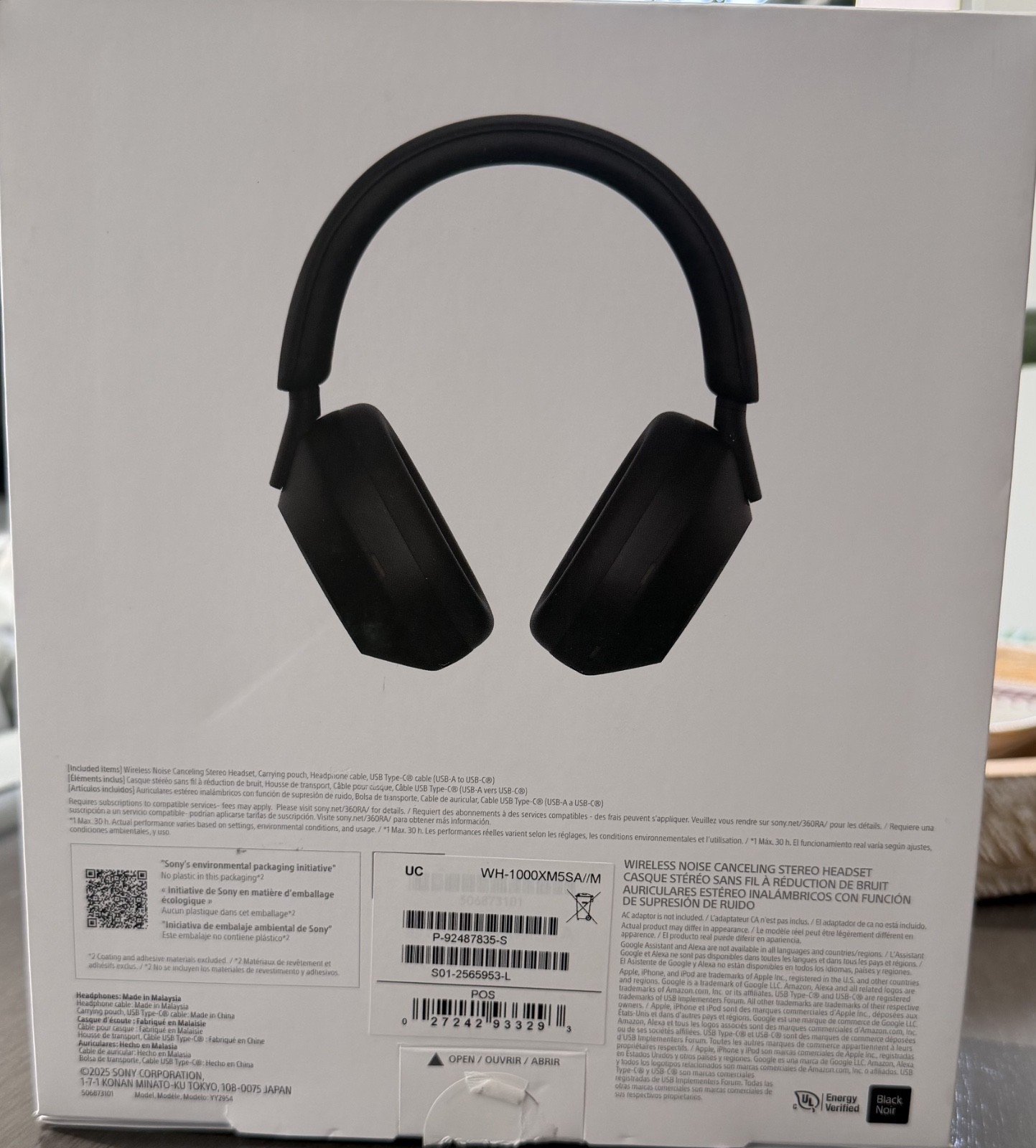 Sony WH-1000XM5SA Wireless Headphones