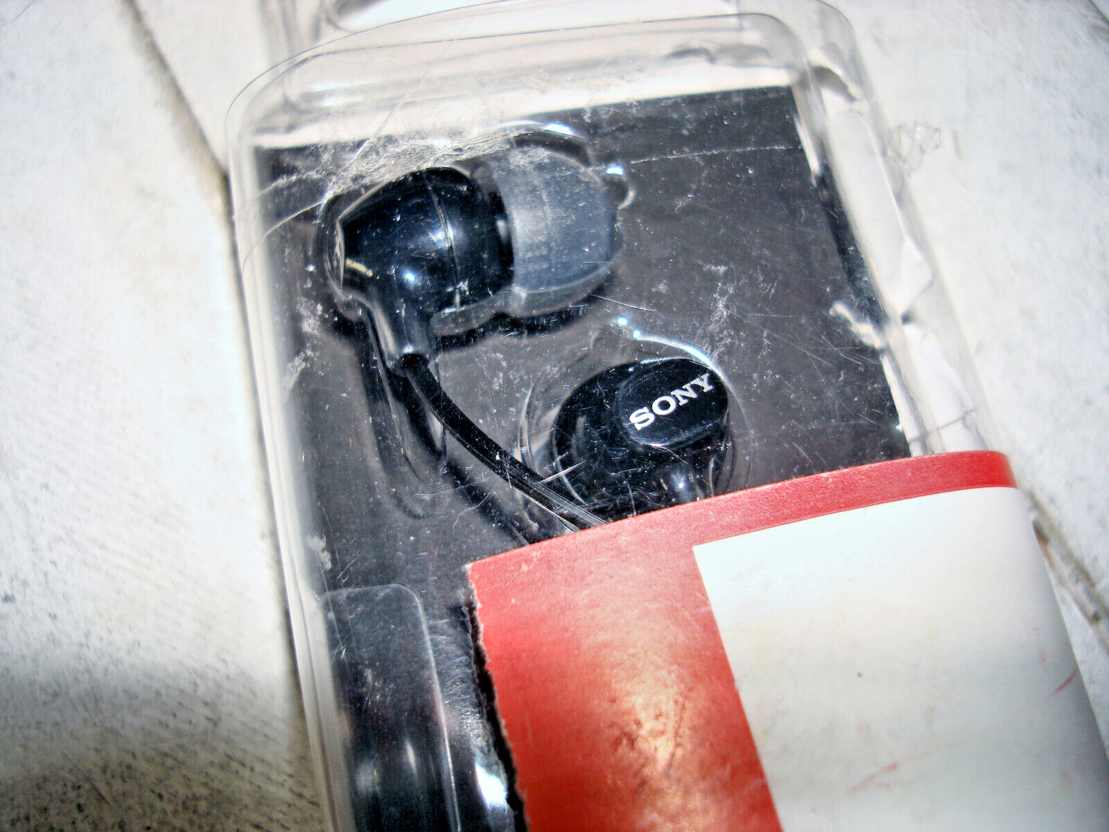 Genunie SONY MDR-EX14AP Black Earbud Headphones Inline Mic & Controler