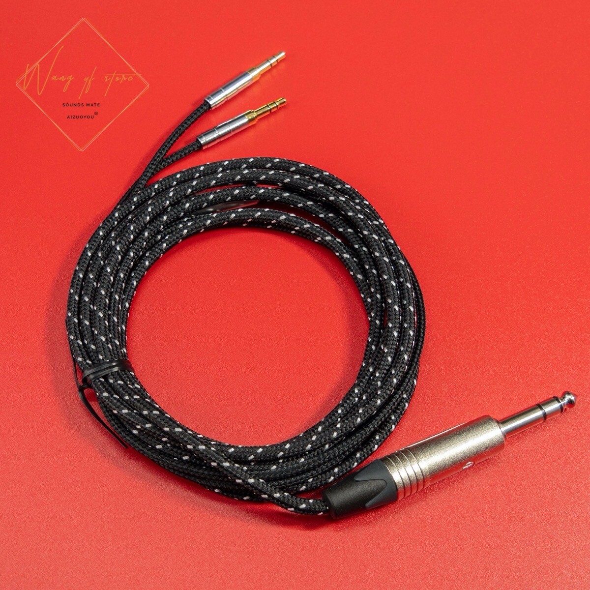 Hifi Balanced Audio Cable For Sony MDR Z7 Headphone 6.35 mm XLR 4 Pins Plug