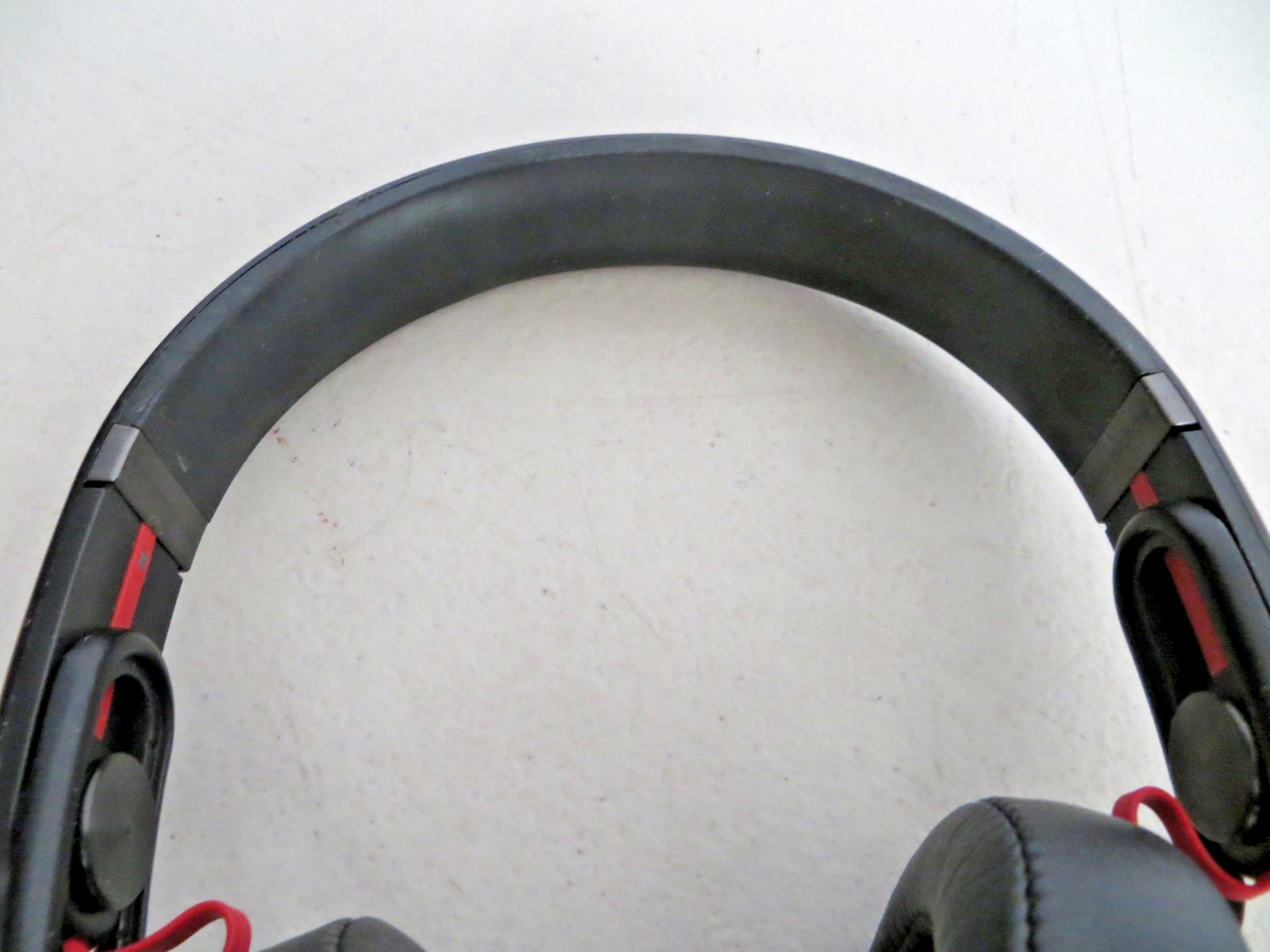 Beats by Dr. Dre Mixr On-Ear Wired Headphones 3.5mm Black/Red Controls TESTED