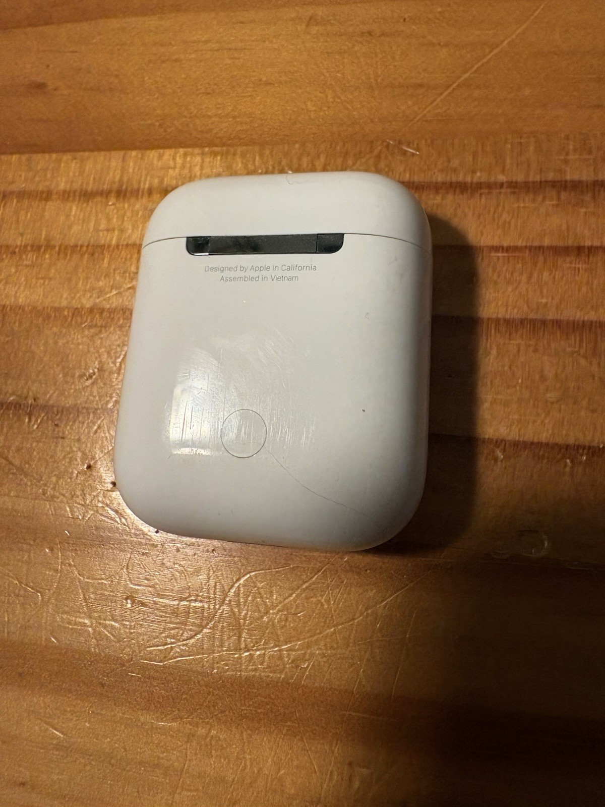 Apple AirPods 2nd Gen Wireless Earbuds w/ Charging Case, White with black case
