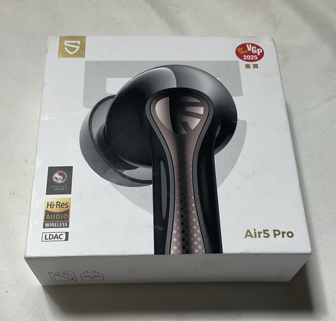 SoundPEATS Air5 Pro Hi-Res Wireless Earbuds LDAC Snapdragon Sound Bluetooth G7