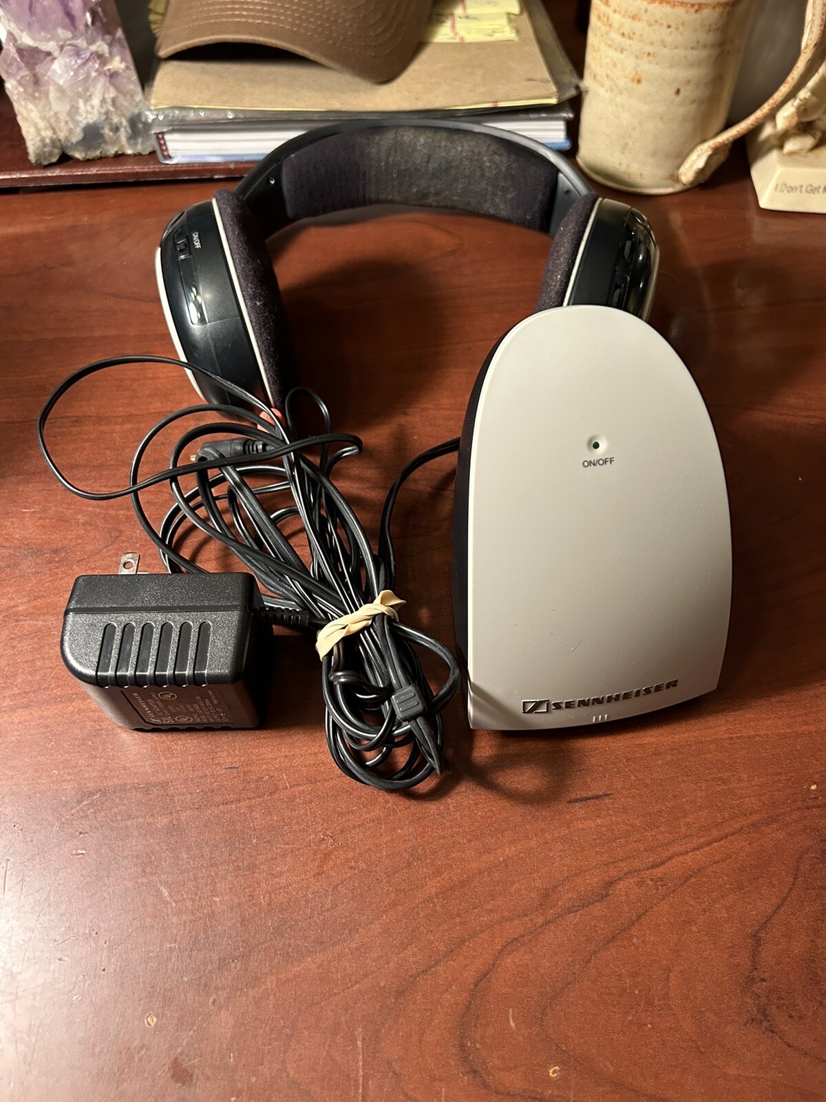 Lot-Sennheiser HDR120/HDR110 Wireless Headphones and TR120 /TR110Stand ReadPARTS