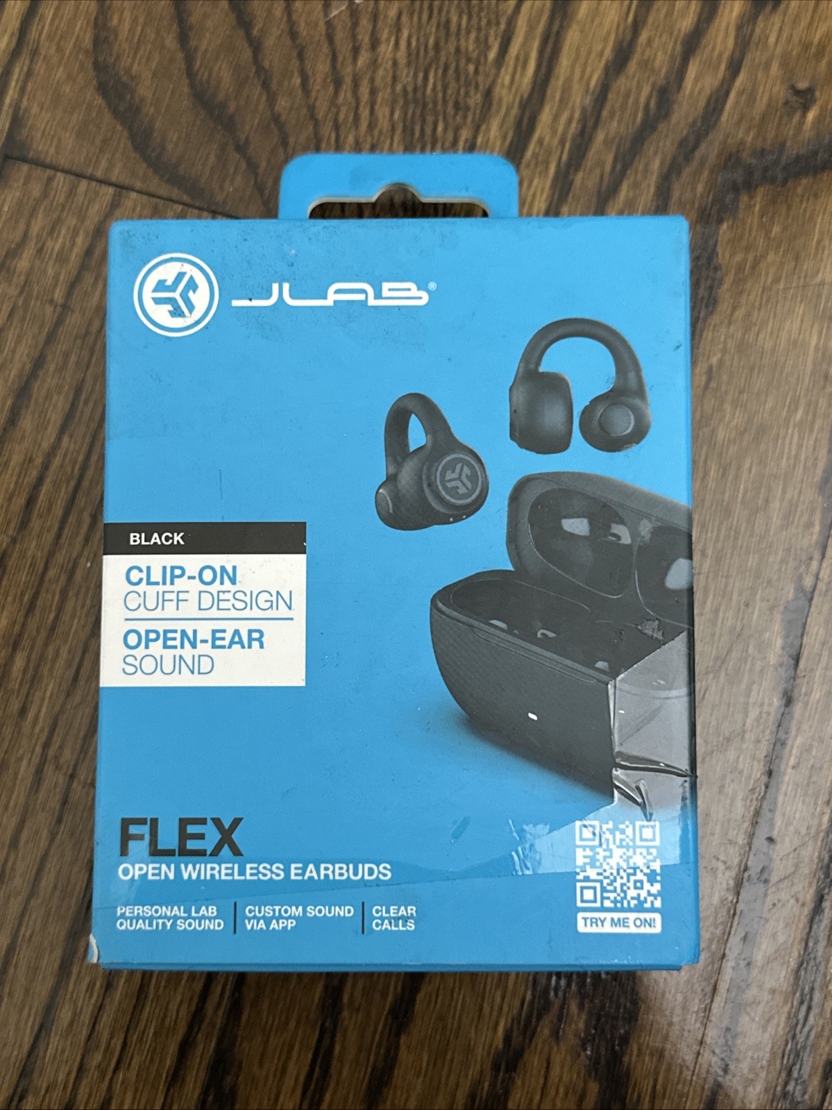 New Sealed JLab Flex Open Earbuds Bluetooth Wireless Air Conduction