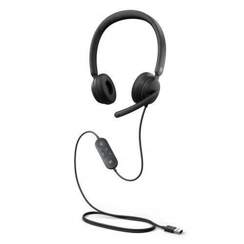 Microsoft Modern USB Headset Black – Wired USB-A connection – High-quality stere
