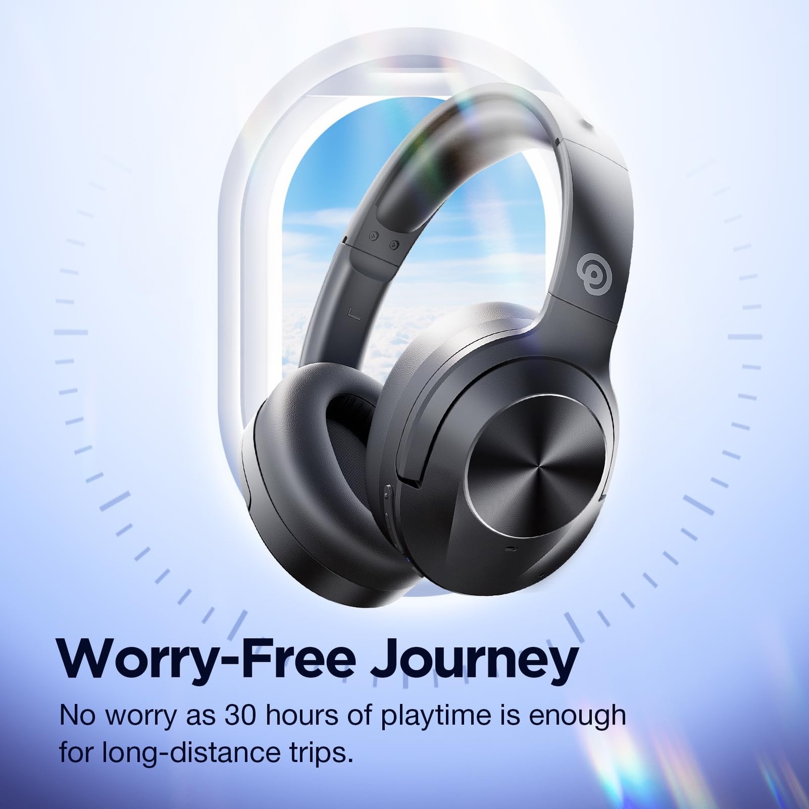 Upgrade ‑level Hybrid Active Noise Cancelling Headphones with HD Sound, Wirel…