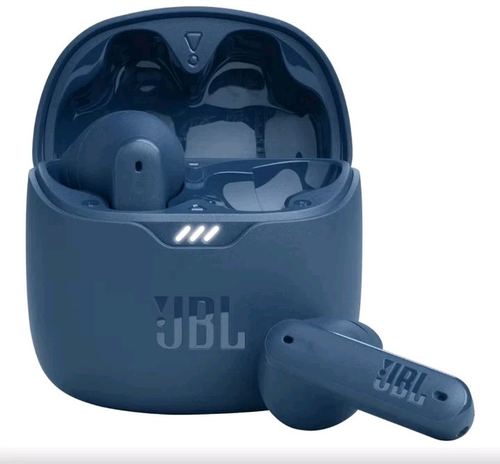 JBL Tune Flex – True Wireless Noise Cancelling Earbuds (Blue), Small