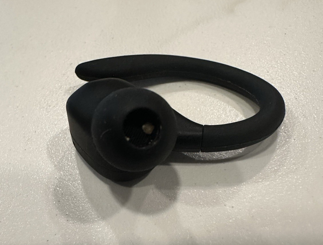 Single Open-Ear Sport Over the Ear Wireless Ear Hook Bluetooth Black Left Earbud