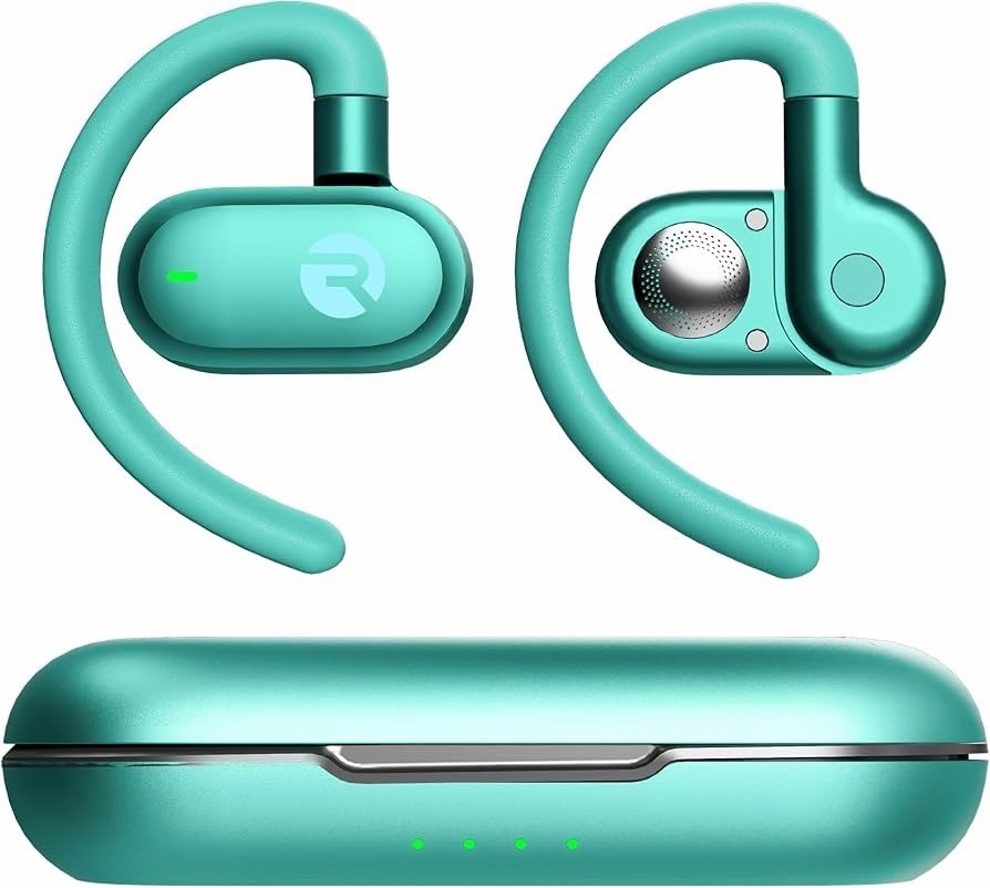 Raycon Everyday Open Earbuds Plus True Wireless Bluetooth Headphones Cool Mint