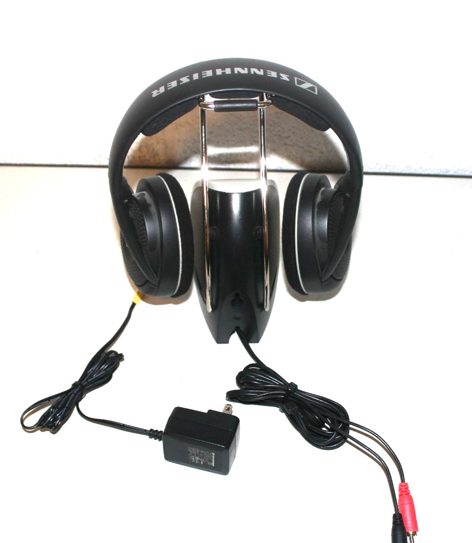 Sennheiser HDR 120 Wireless RF Headphones Rechargeable w/ TR-120 Base