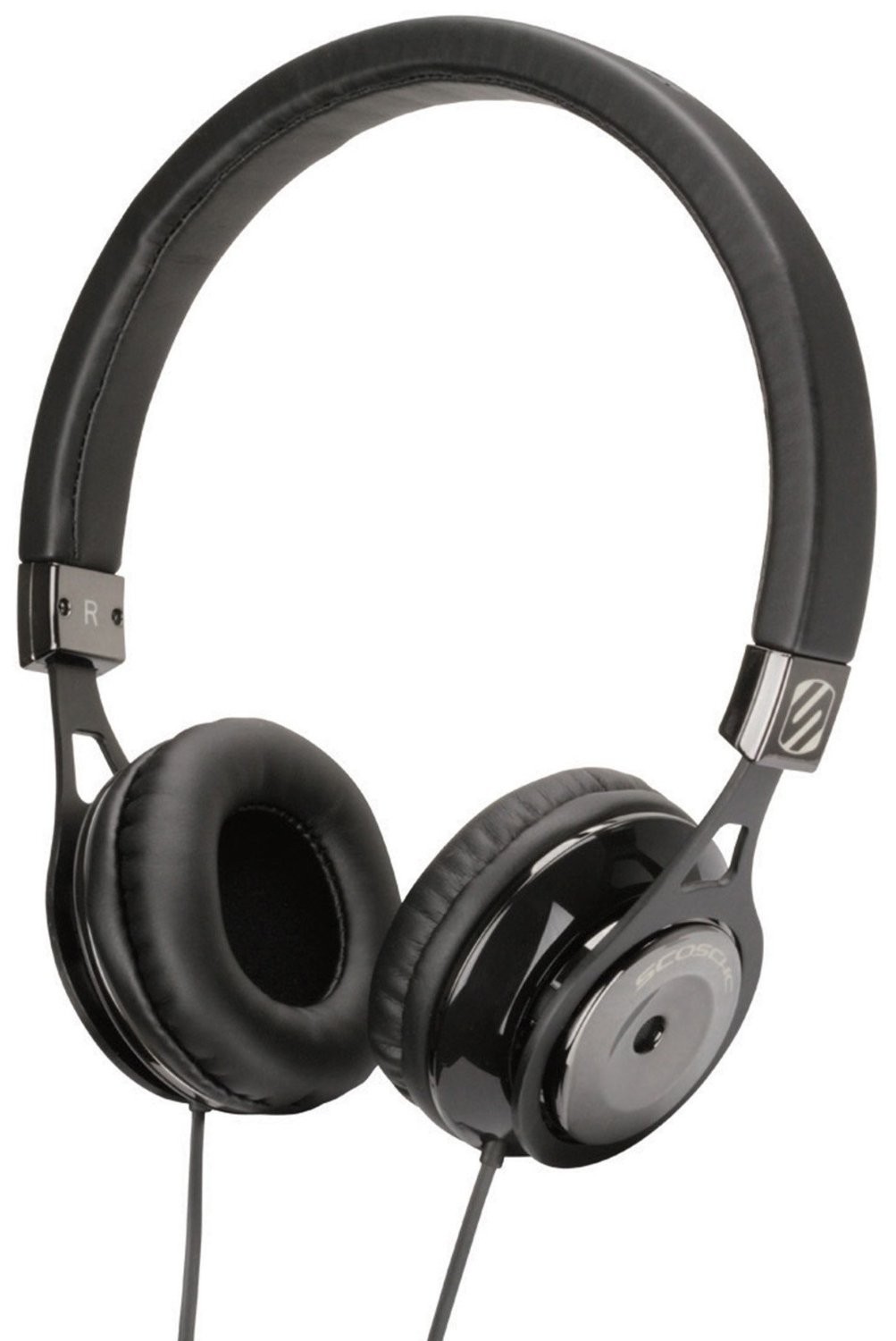 Scosche rh600bk Realm On – Ear Headphones – Retail Packaging – Black