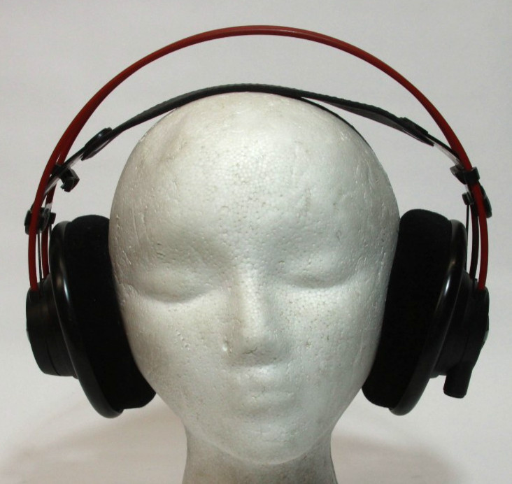 AKG K7XX Limited Edition Reference Headphones Black Over Ear Untested Repair