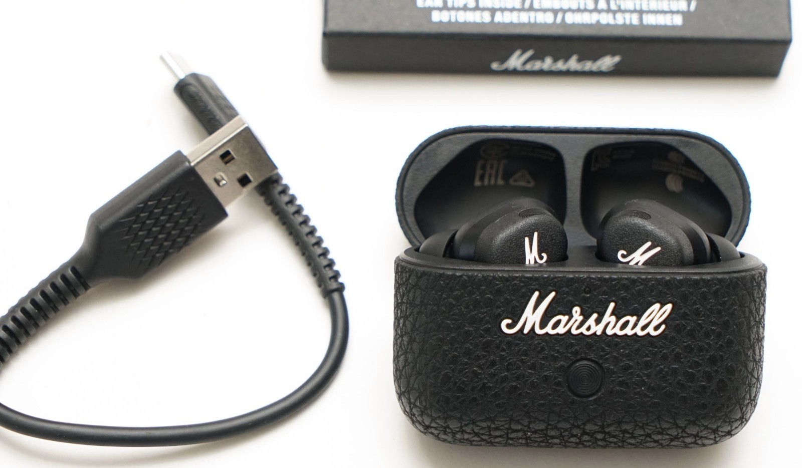 Marshall Motif II A.N.C Earbuds Active Noise-Canceling Bluetooth Black