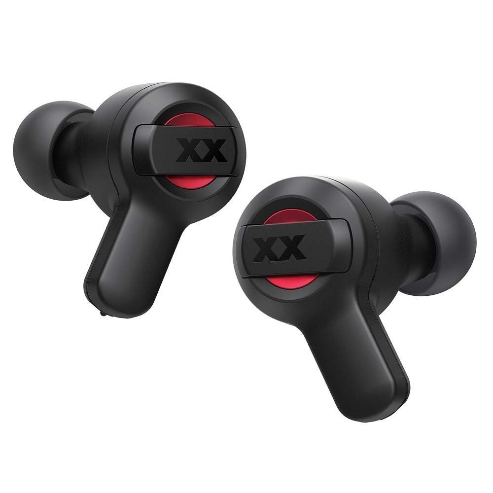 JVC HA-XC62T-R Wireless Earbuds Bluetooth 5.3 Red, Waterproof, Mic, 24h Playtim