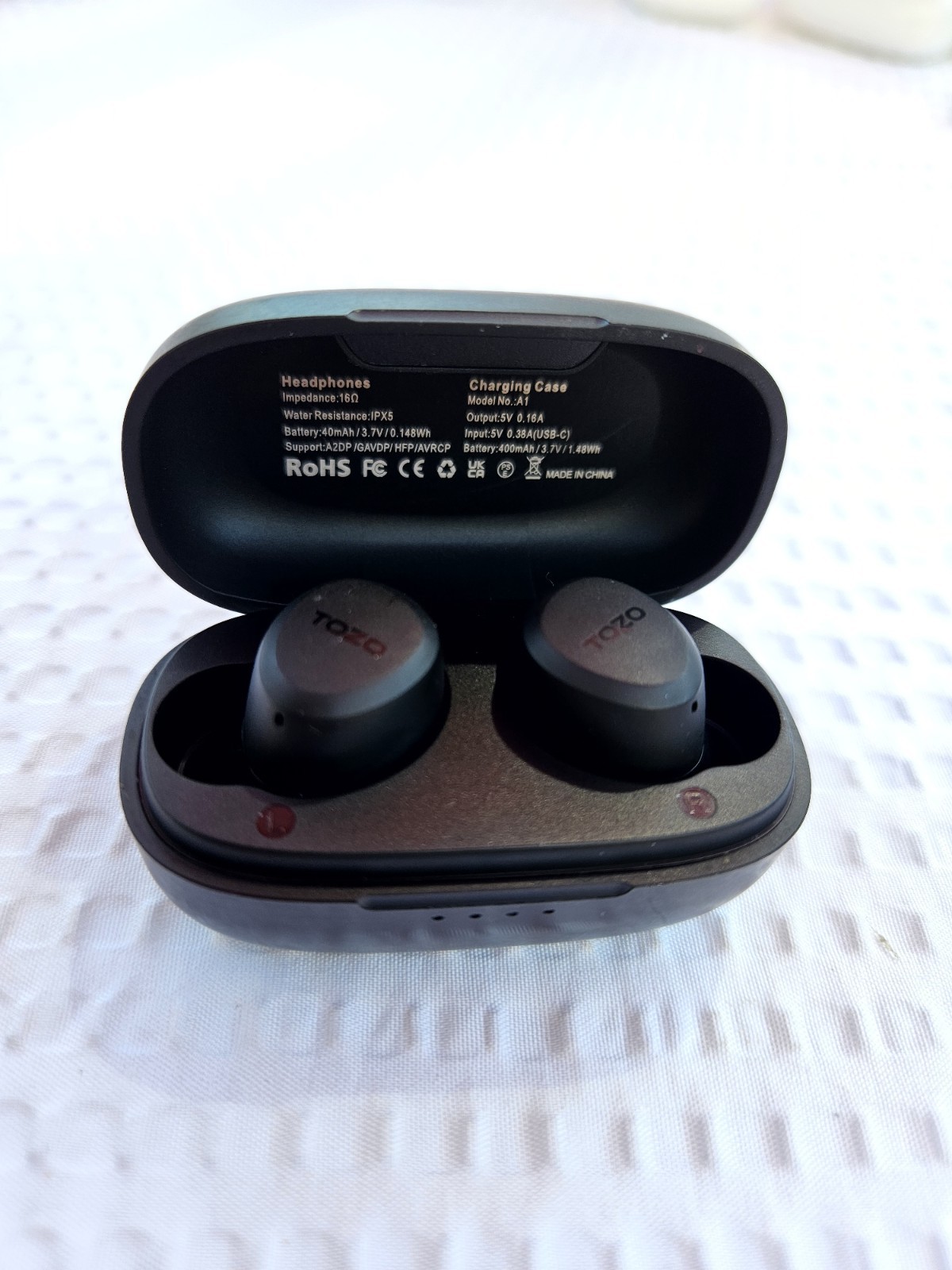 TOZO A1-S Wireless Earbuds Bluetooth 5.3 Immersive Premium Sound Headphones