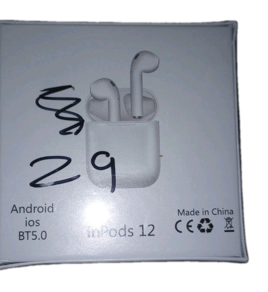 InPods 12 Simple Wireless Stereo Earbuds V5.0 for Android/ios/BT5.0, Yellow 🟡