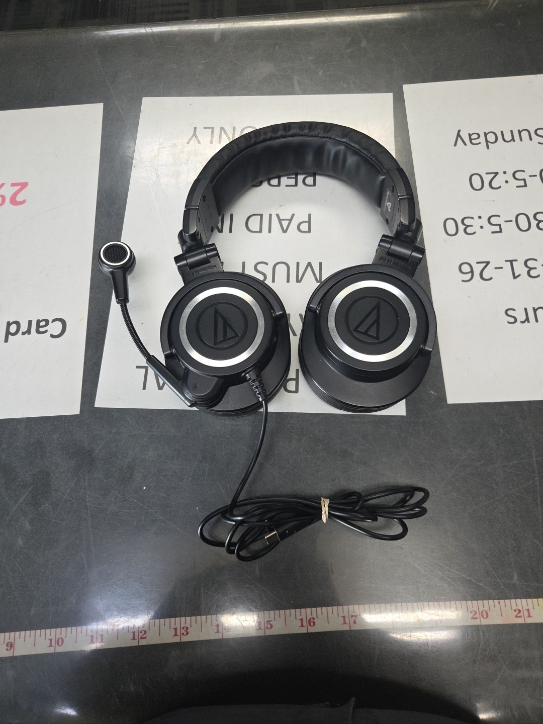 Audio-Technica ATH-M50xSTS- USB BLACK headphones Wired
