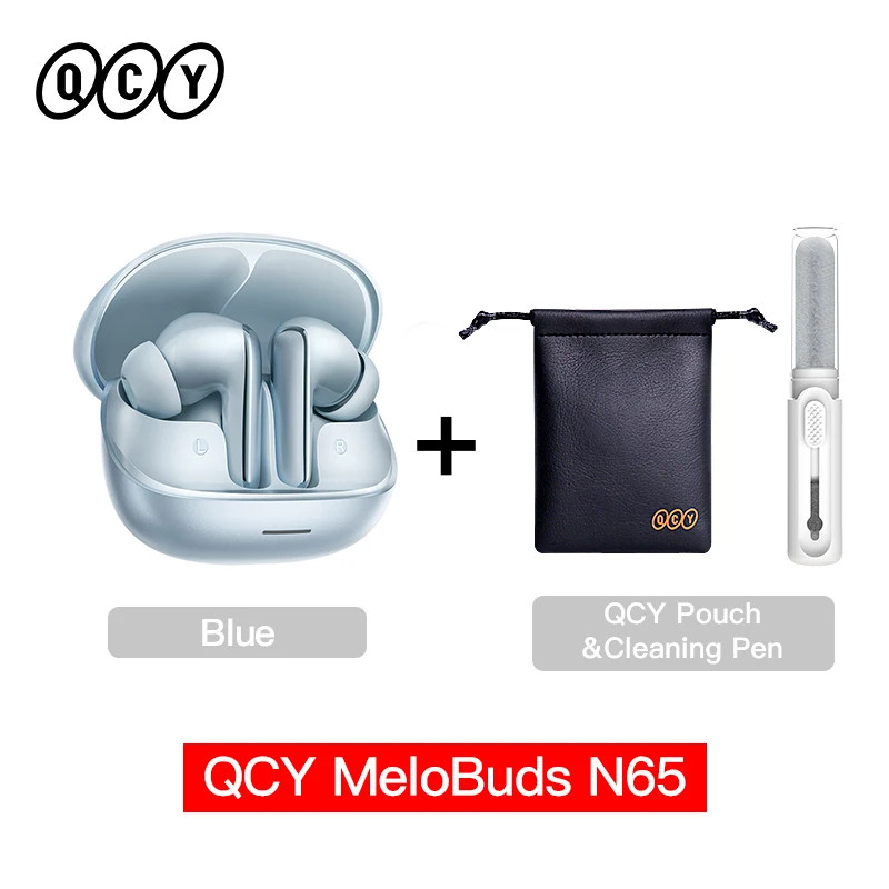 QCY HT21 Wireless Earphones Melobuds N65 -60dB AI Adaptive ANC Earbuds Bluetooth