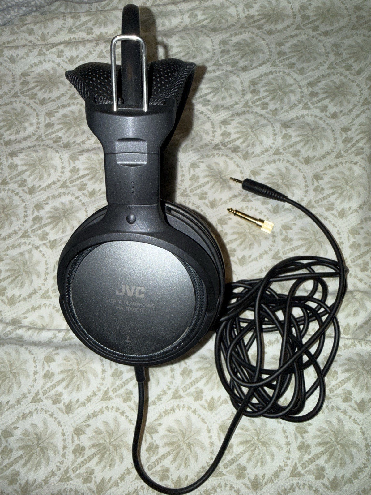 JVC HA-RX900 Over-Ear Wired Headphones Black, 3.5mm & 1/4in Jack, Adjustable