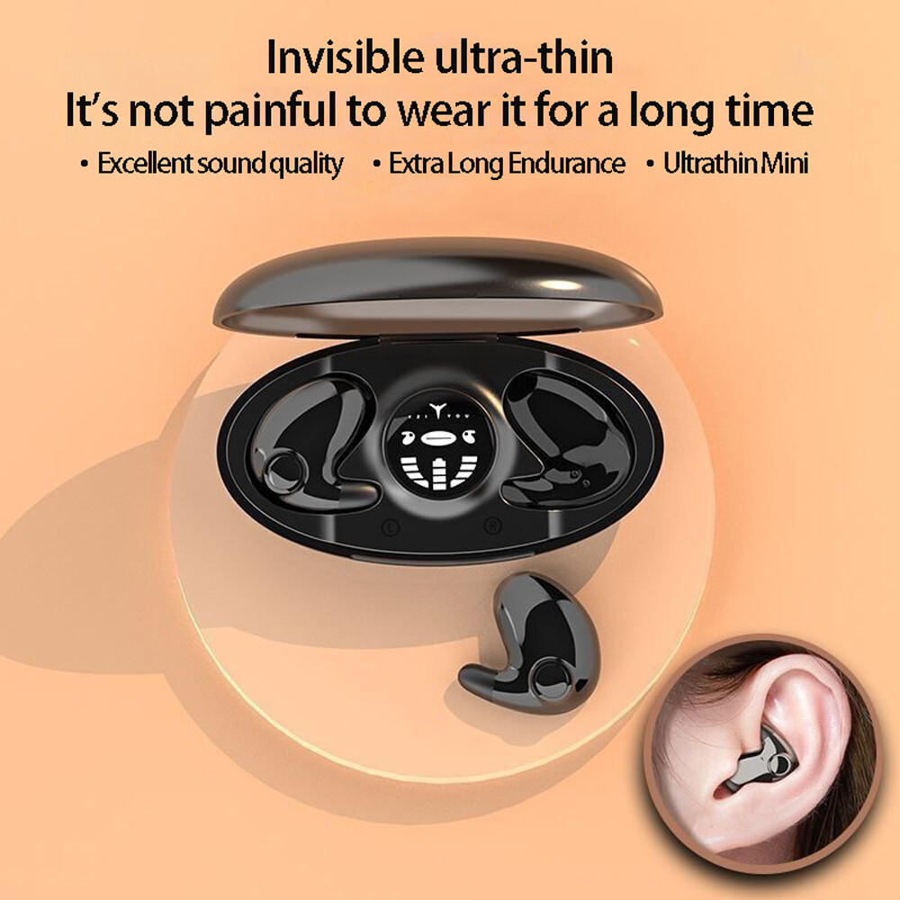 2023 Bluetooth Earbud Headset TWS 5.3 Wireless Earphone Invisible for All Phone