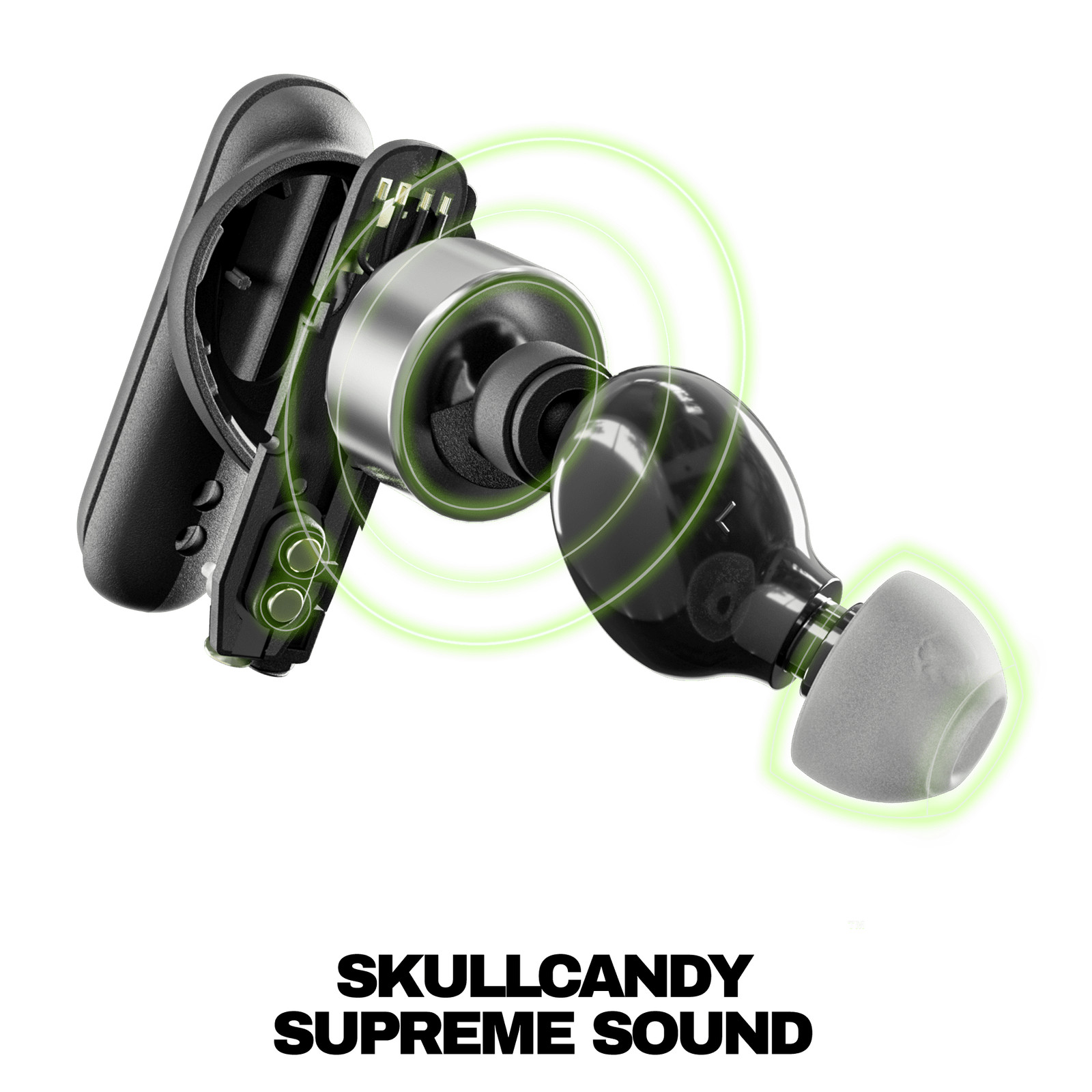 Skullcandy Smokin’ Buds XT True Wireless in-Ear Earbuds, Primer