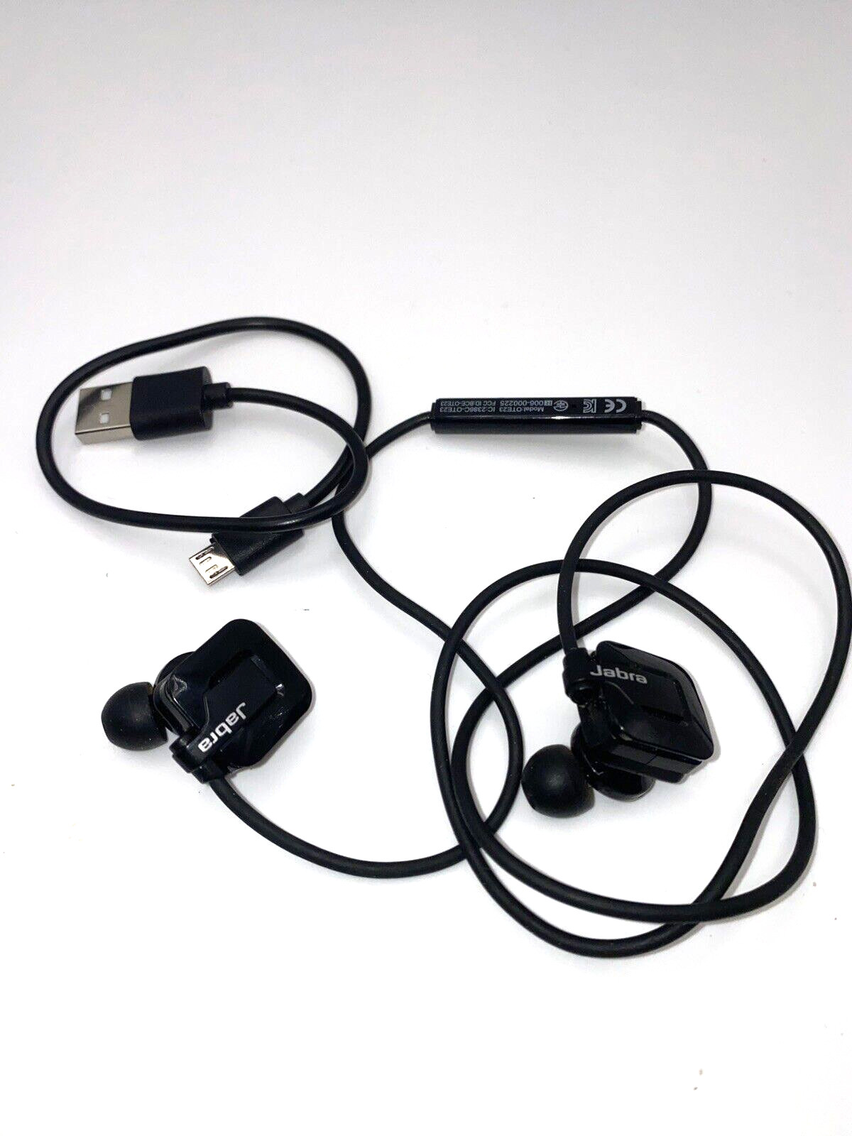 JABRA step Wireless Bluetooth Headphones Black Ote23 With Neckband ADULT OWNED