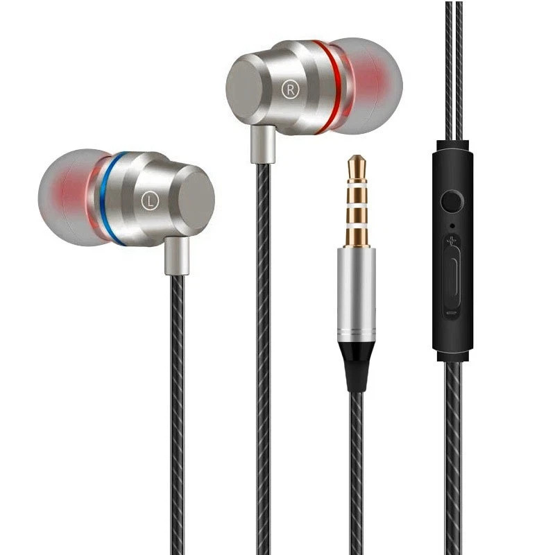 HIFI Bass Stereo Wired Earbuds Headset In-Ear Earphone Headphone MIC 3.5mm