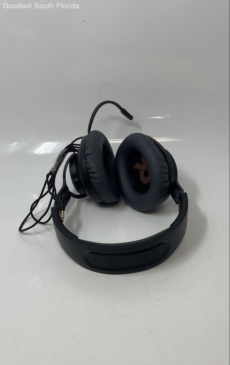 JBL Quantum 100 Black Wired Over-Ear Microphone Headphone Not Tested