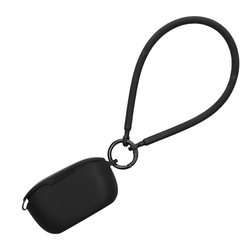 Case Compatible with JBL Vibe Buds – Silicone Headphones Cover with Hand Black