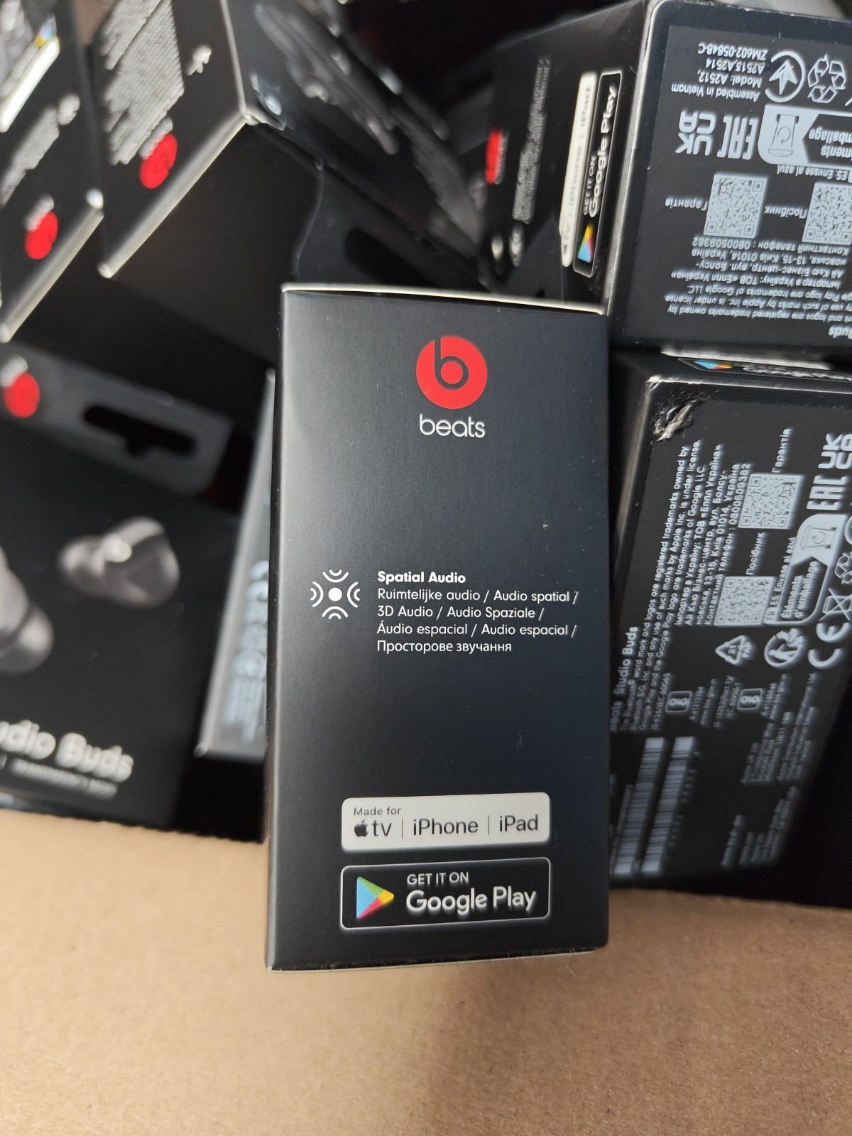 Beats Studio Buds Wireless ANC Earbuds, Built-in Microphone – Black, New Sealed