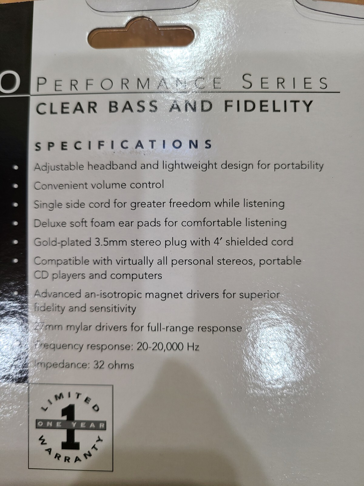 VINTAGE LABTEC LT-440 HEADPHONES W/ Volume Control, BRAND NEW SEALED SET!