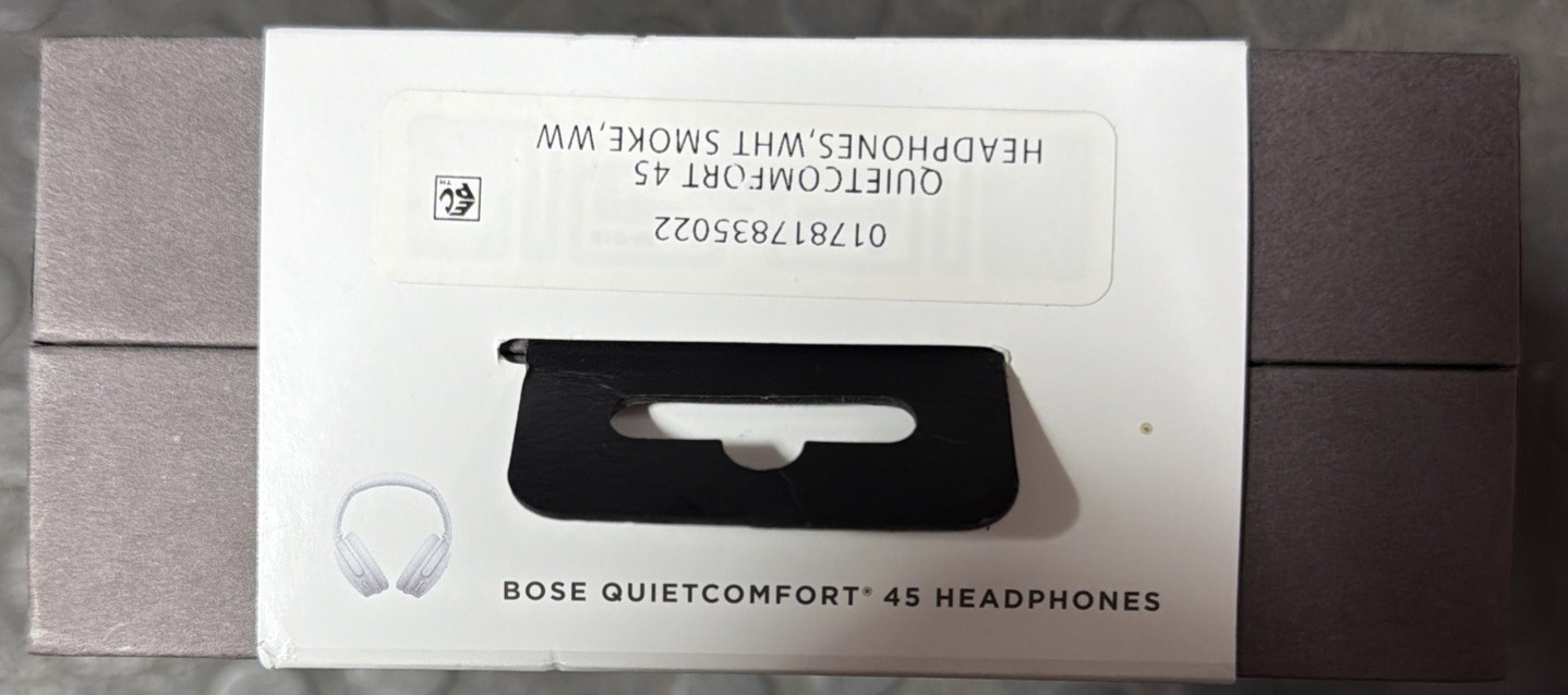 Bose QuietComfort 45 Noise Canceling Bluetooth Headphones – White Smoke – SEALED