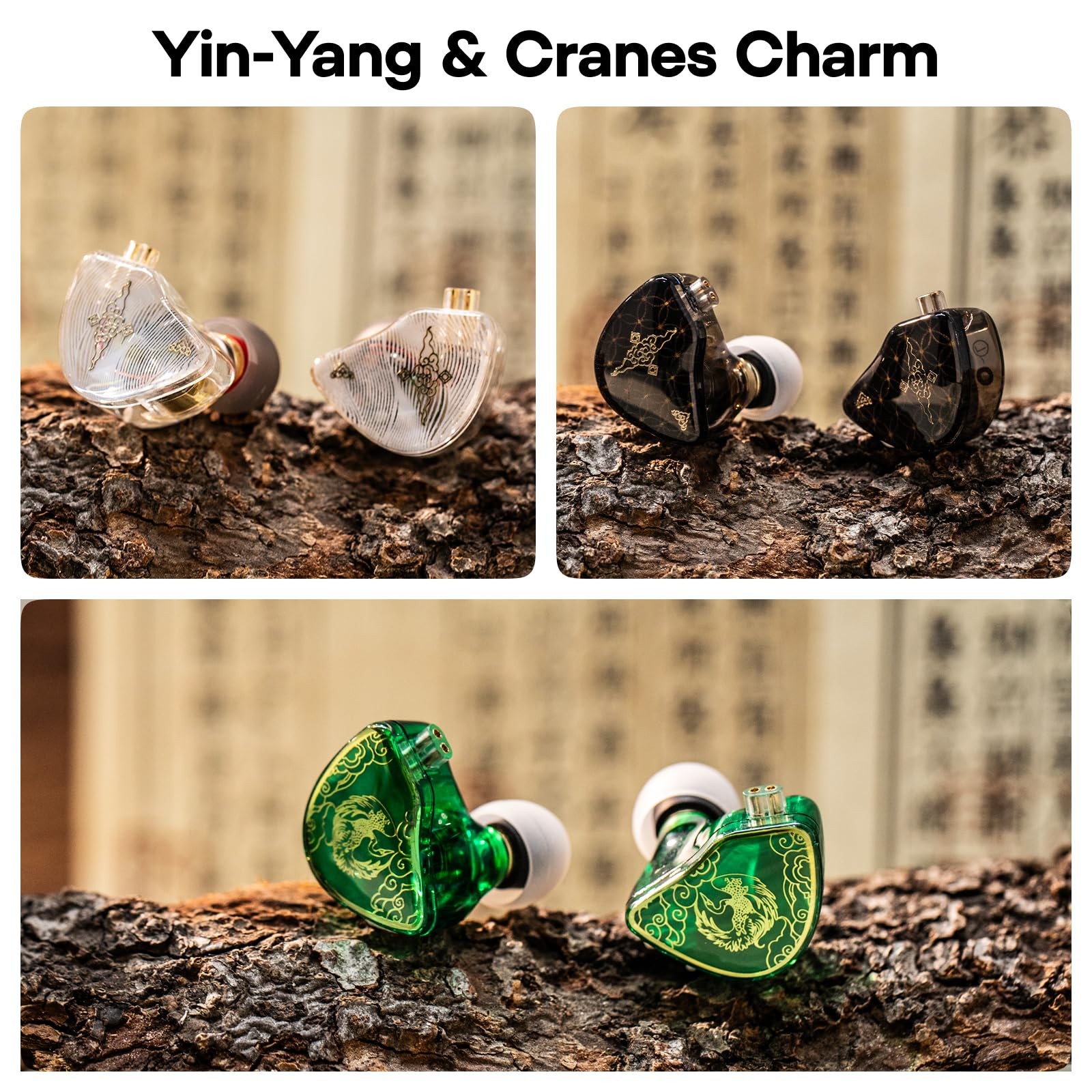 Linsoul TANGZU Wan’er S.G HiFi 10mm Dynamic Driver PET Normal, Black