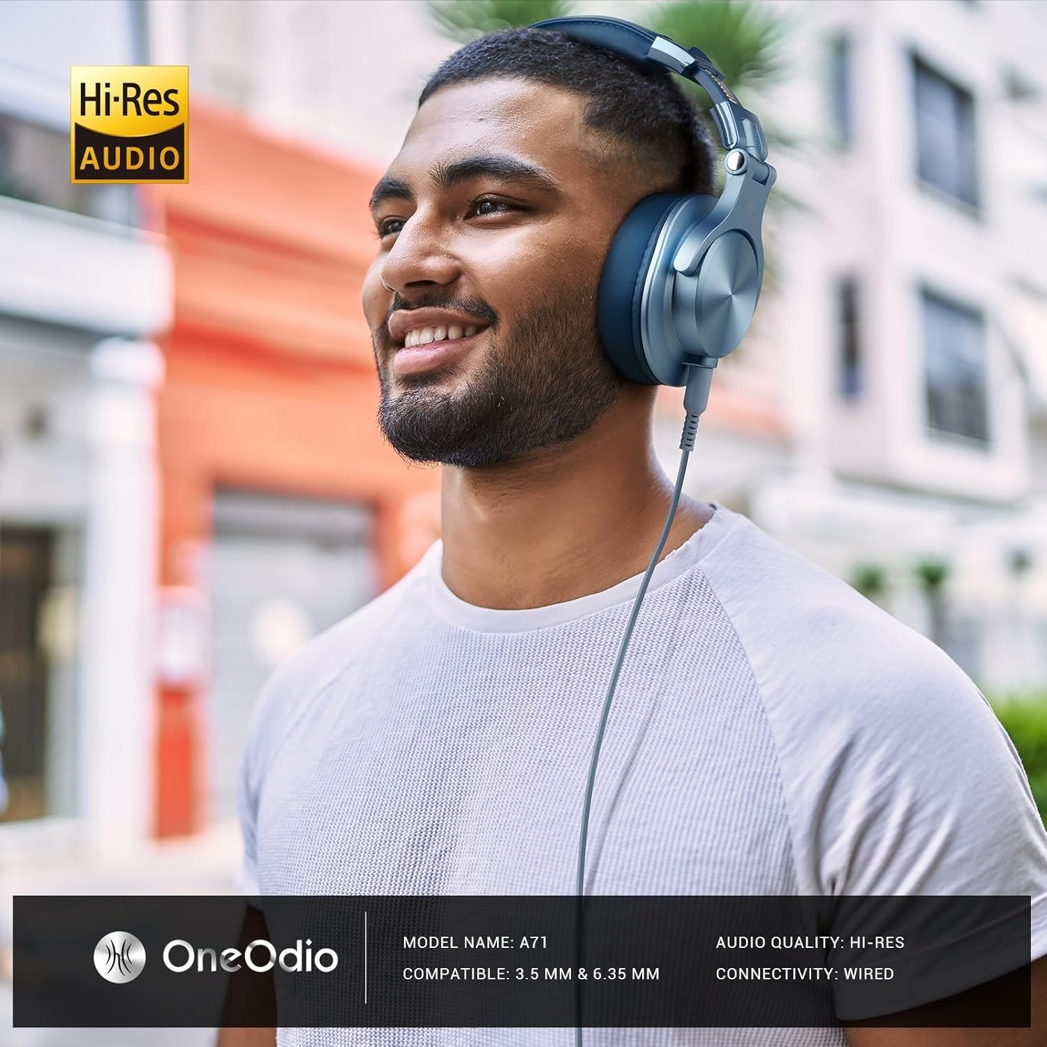 Studio Monitoring Headphones – 40mm Drivers, SharePort