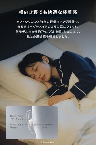 Anker Soundcore Sleep A30 Wireless Earbuds BT5.3 50H Off-White