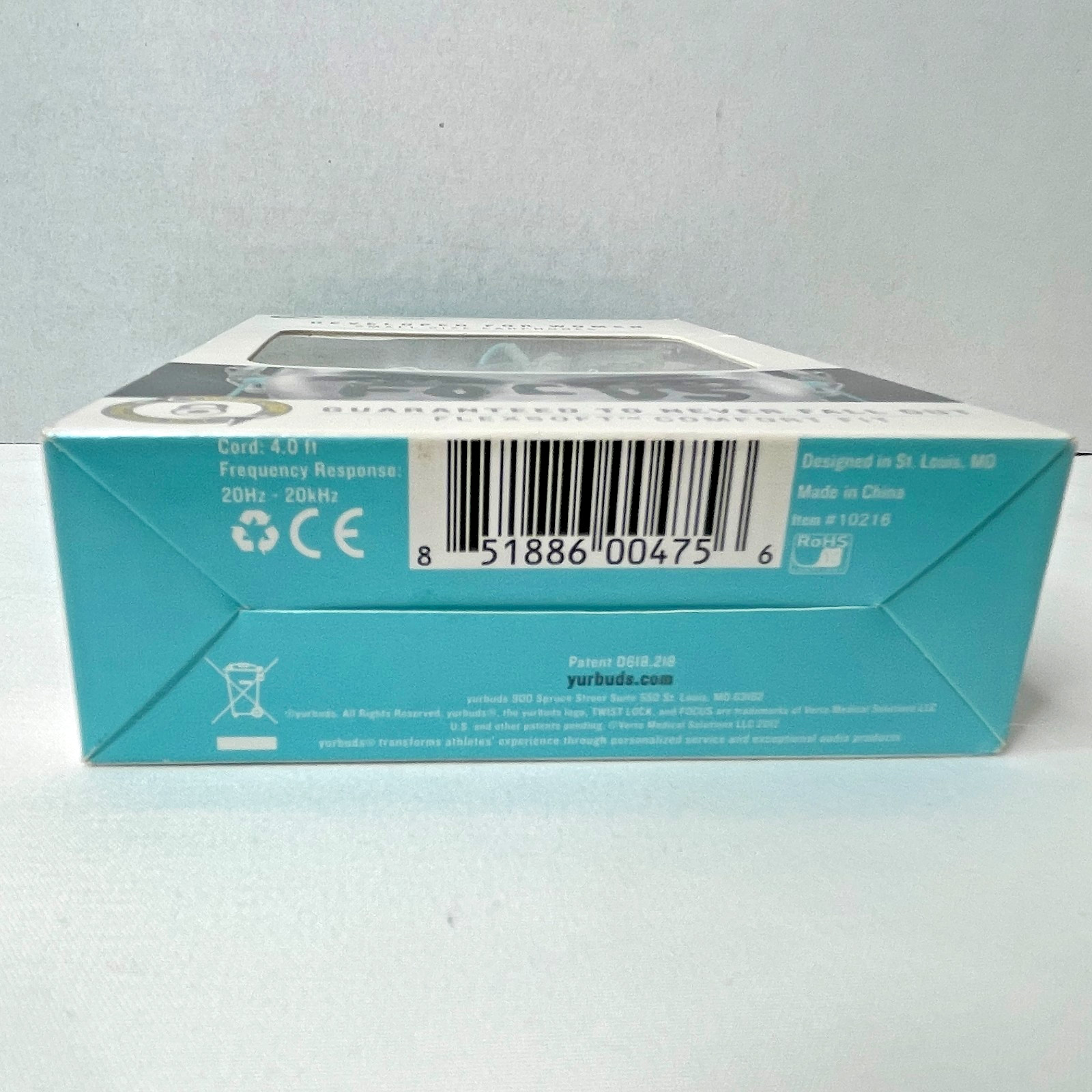 Yurbuds Sport Earbuds Women Small Fit Earphones Twist Lock New Sealed