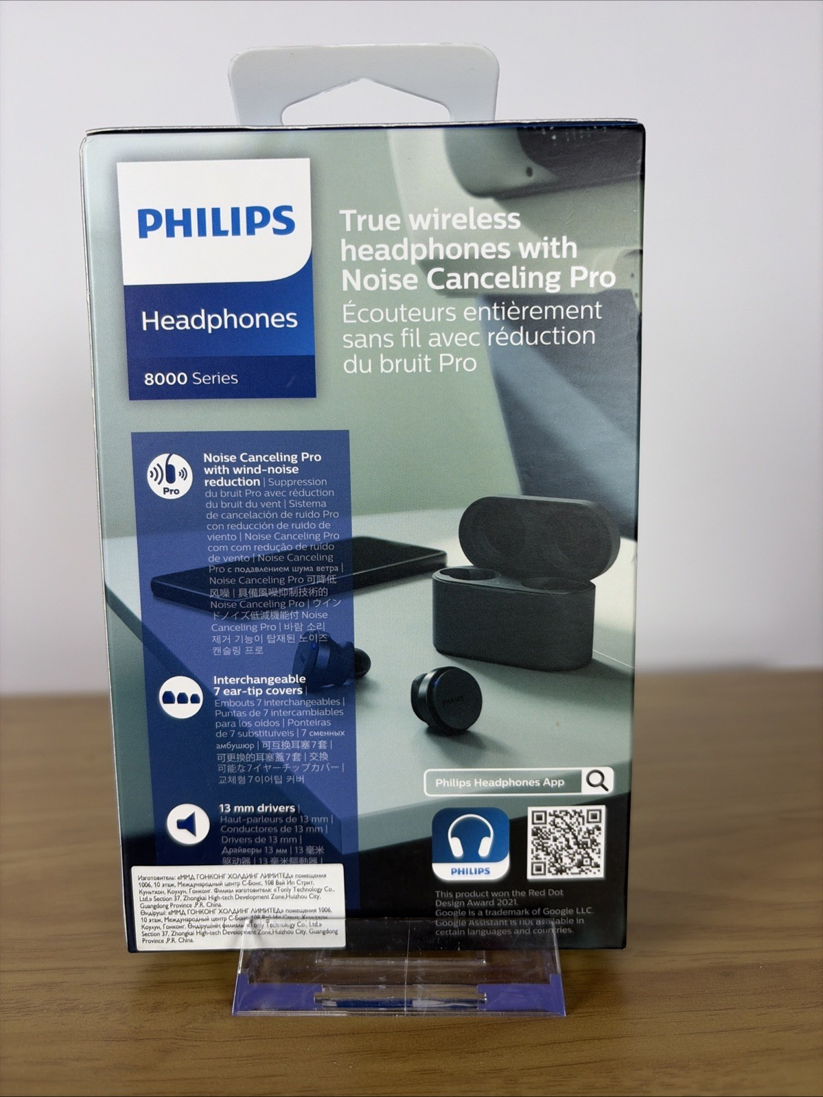 Philips TAT8506 Noise-Canceling True Wireless In-Ear Headphones – Black