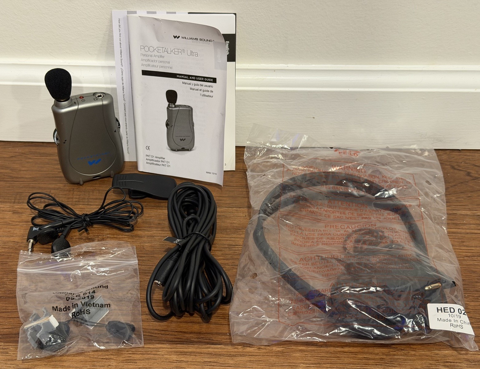 Williams Sound Pocketalker Ultra Personal Sound Amplifier Set