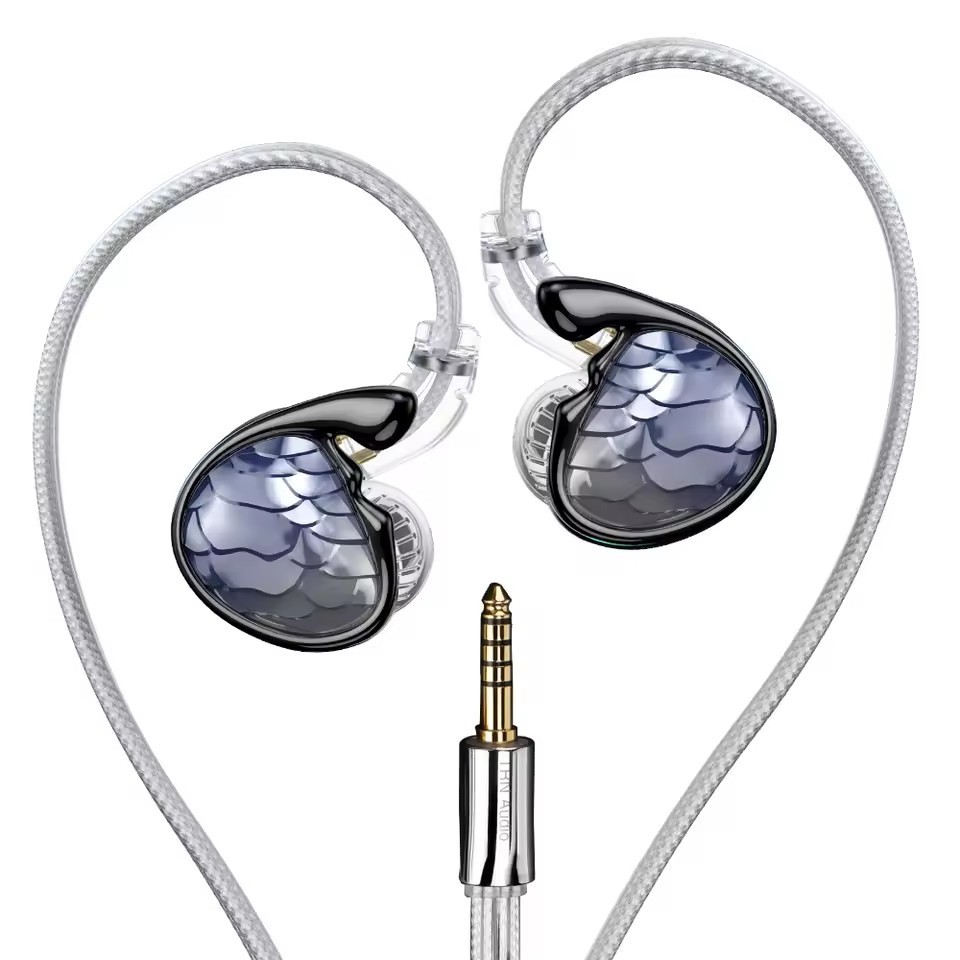 TRN Mermaid earphones 1BA+1DD+2Planar Hybrid driver Headset In-Ear Monitor