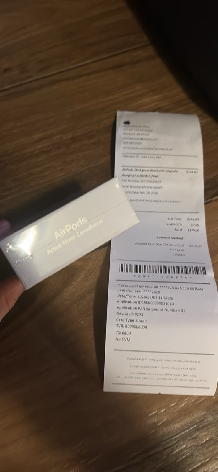 Apple AirPods 4 Active Noise Cancellation In-Ear Wireless Earbuds, White USB-C