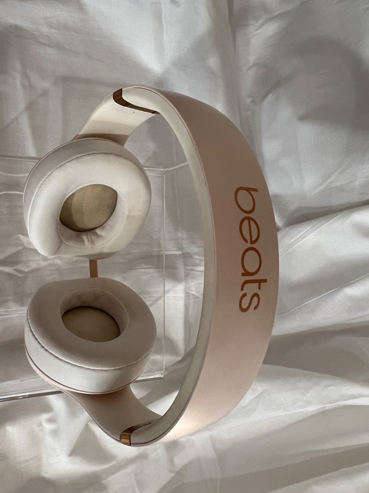 Beats Dr Dre Solo 3 Wireless Headphone Bluetooth Noise Cancell Champagne Overear