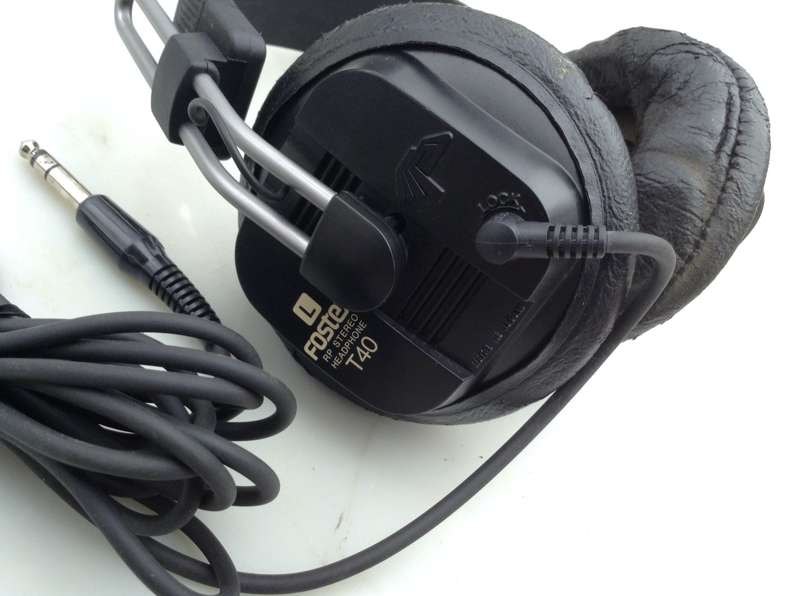 Vintage Fostex T40RP Headphones from the 1990s, Made in Japan, 1/4″ Audio Jack